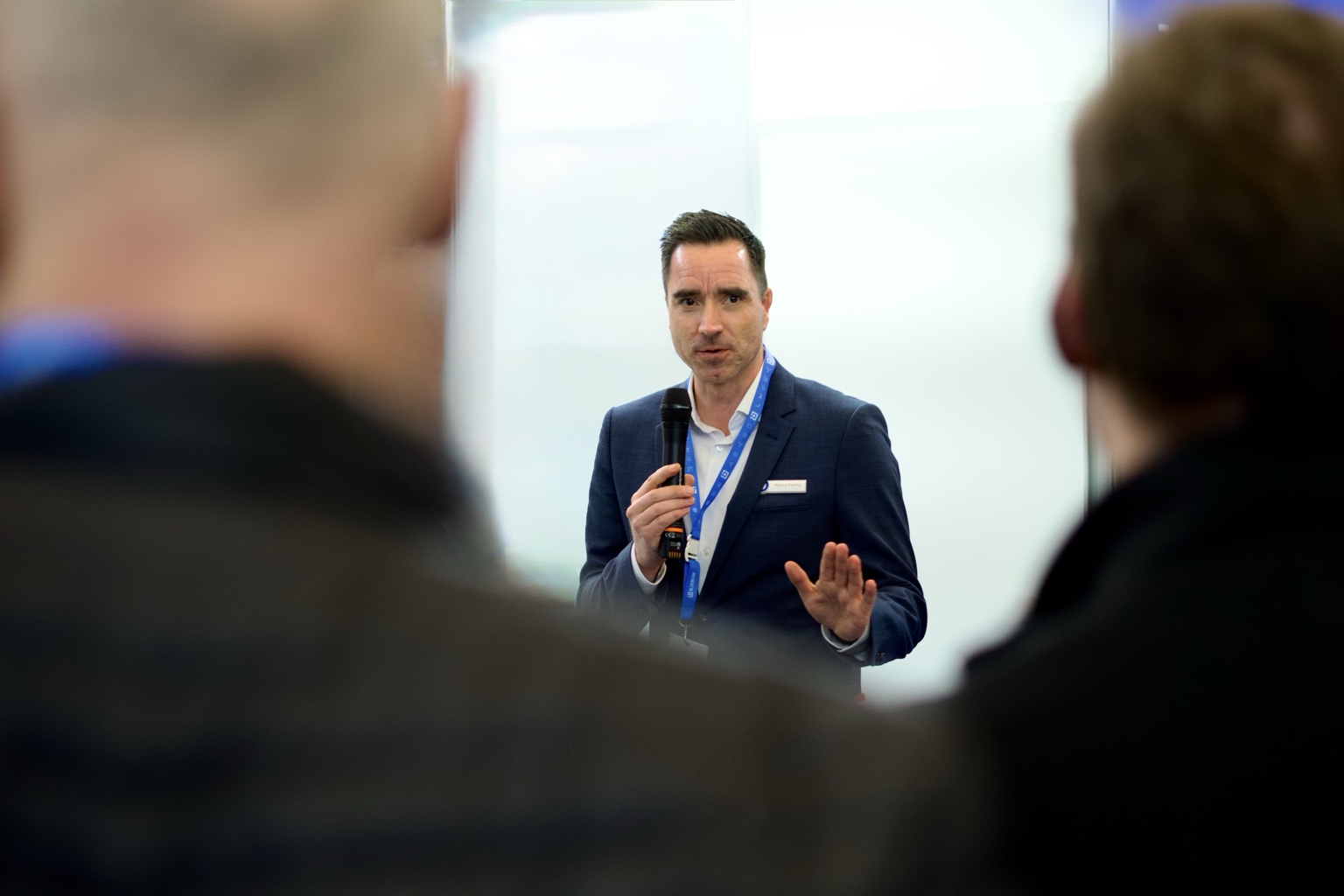 Vortragssituation mit Markus Raming